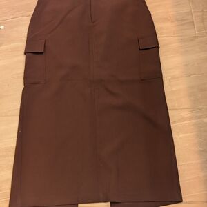 Sophisticated Brown Maxi Skirt
